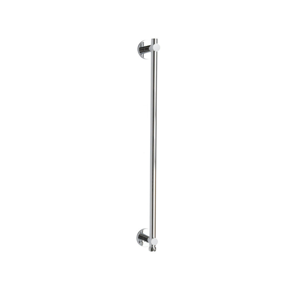 ThermaSol Shower Rail W/integral Water Way round in Polished Chrome Finish Polished Chrome / Round ThermaSol 15-1002-pc.jpg
