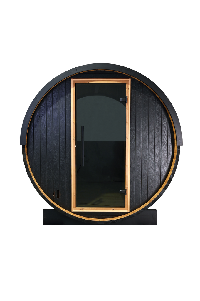 Thermory 2 Person Barrel Sauna No 54 DIY Kit with Window Thermally Modified Spruce,Thermally Modified Spruce - Ignite,Limited Edition - Aspen with Custom LED Lighting Package,Limited Edition - Ignite with Custom LED Lighting Package Thermory 2023-08-02-Ba