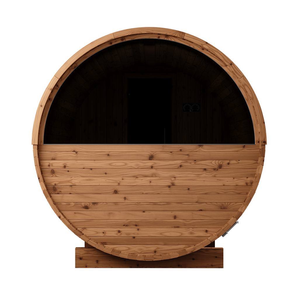 Thermory 6 Person Barrel Sauna No 82 DIY Kit with Terrace and Window Thermally Modified Spruce Thermory Back_560591cf-7a32-4b0e-b106-5af0d49d14ca.png