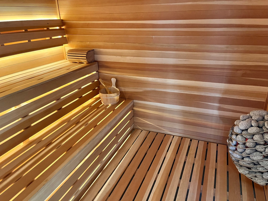 Finnish Sauna Builders 3' x 4' x 7' Pre-Built Indoor Sauna Kit Clear Cedar / Option 1,Clear Cedar / Option 2,Clear Cedar / Option 3,Clear Cedar / Option 4,Clear Cedar / Custom Option + $500.00 Finnish Sauna Builders E94086A9-6B71-41A3-B3B1-FB3B23FA2EC4.jp