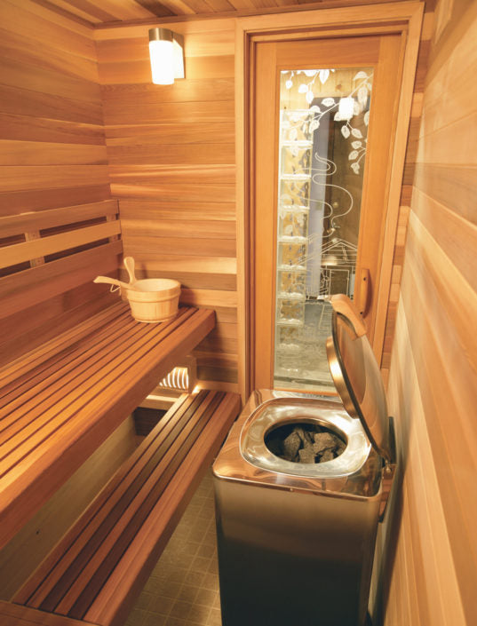 Finlandia Sauna 6' x 10' x 7' Pre-Cut Sauna Kit Standard Option / 7 Foot Tall / No Backrest,Standard Option / 7 Foot Tall / Backrest + $429.00,Standard Option / 7 Foot Tall / Backrest & Skirts + $1869.00,Standard Option / 8 Foot Tall + $454.08 / No Backre