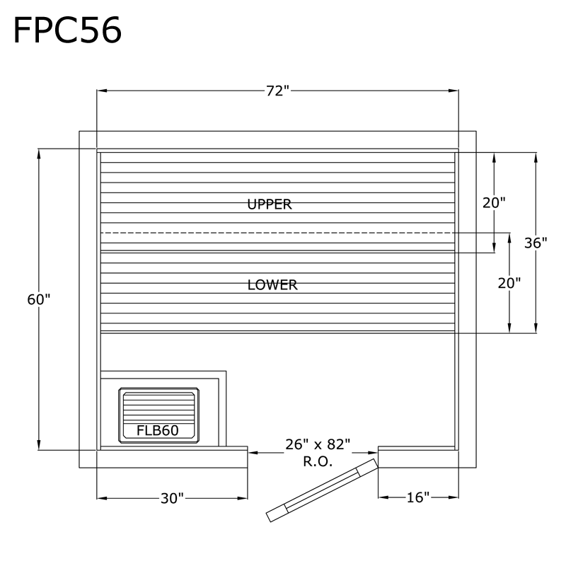 Finlandia Sauna 5' x 6' x 7' Pre-Cut Sauna Kit Standard Option / 7 Foot Tall / No Backrest,Standard Option / 7 Foot Tall / Backrest + $257.40,Standard Option / 7 Foot Tall / Backrest & Skirts + $977.40,Standard Option / 8 Foot Tall - $312.18 / No Backrest