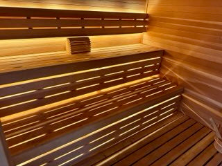 Finnish Sauna Builders 3' x 4' x 7' Pre-Cut Sauna Kit Option 1 / 7 Foot Tall / No Backrest,Option 1 / 7 Foot Tall / Backrest + $171.60,Option 1 / 8 Foot Tall + $198.66 / No Backrest,Option 1 / 8 Foot Tall + $198.66 / Backrest + $171.60,Option 2 / 7 Foot T