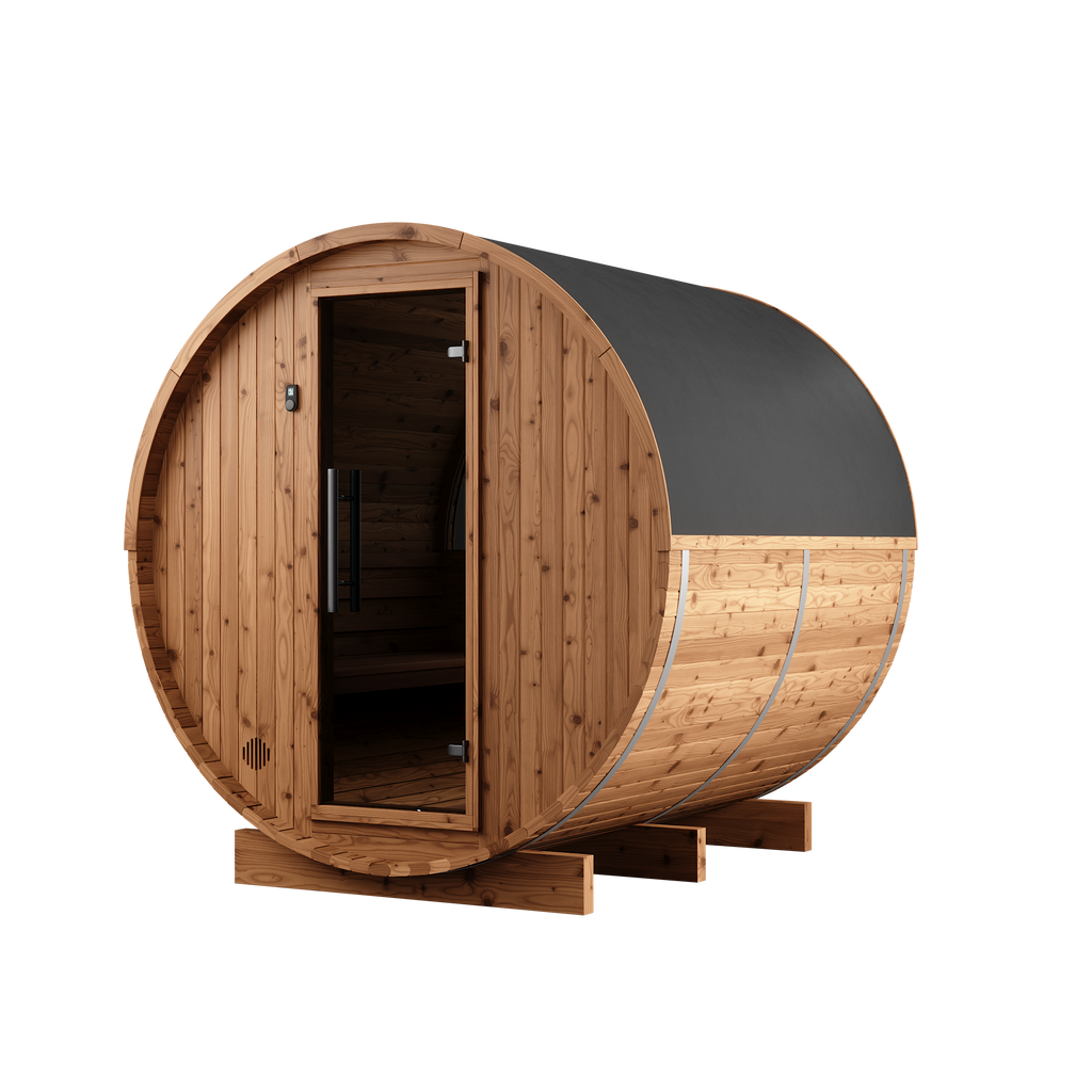 Thermory Barrel Sauna 63 DIY Kit 6 Person Sauna Builder Thermally Modified Spruce Thermory Right_PVC_3203110d-e1f5-4477-8c03-ee30a5f66e58.png