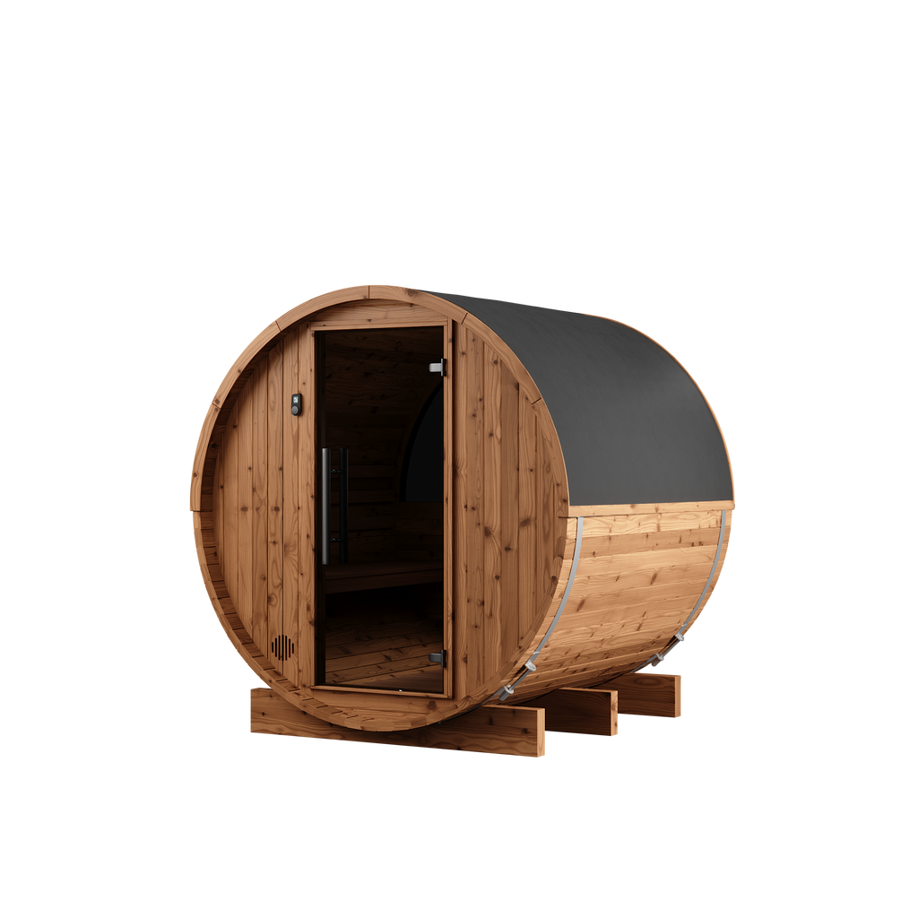 Thermory 4 Person Barrel Sauna No 52 DIY Kit with Window Thermally Modified Spruce,Thermally Modified Spruce - Ignite Thermory Right_PVC_a723ea97-e872-4b76-92e5-3911642f2179.png