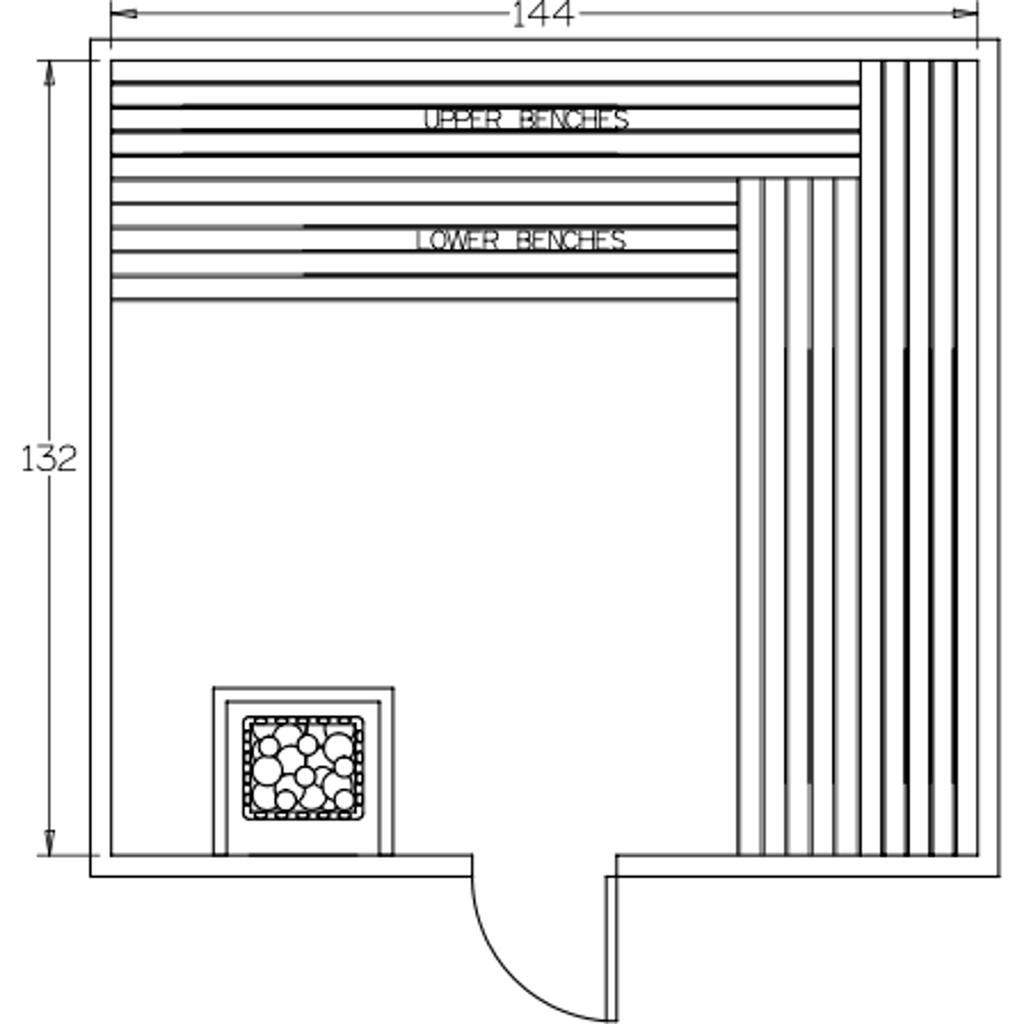 Finnish Sauna Builders 11' x 12' x 7' Pre-Cut Sauna Kit Option 3 / 7 Foot Tall / No Backrest,Option 3 / 7 Foot Tall / Backrest + $514.80,Option 3 / 8 Foot Tall + $652.74 / No Backrest,Option 3 / 8 Foot Tall + $652.74 / Backrest + $514.80 Finnish Sauna Bui