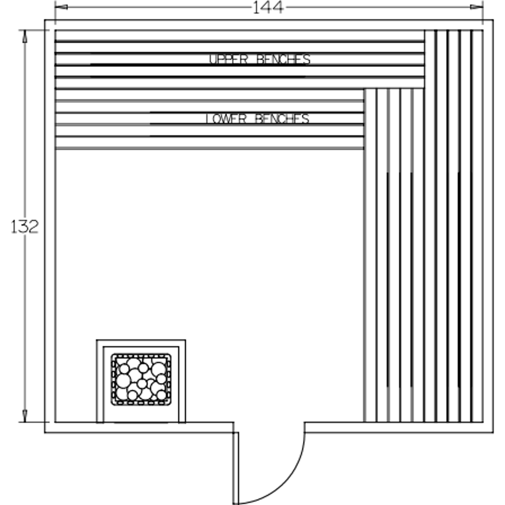 Finnish Sauna Builders 11' x 12' x 7' Pre-Cut Sauna Kit Option 4 / 7 Foot Tall / No Backrest,Option 4 / 7 Foot Tall / Backrest + $514.80,Option 4 / 8 Foot Tall + $652.74 / No Backrest,Option 4 / 8 Foot Tall + $652.74 / Backrest + $514.80 Finnish Sauna Bui