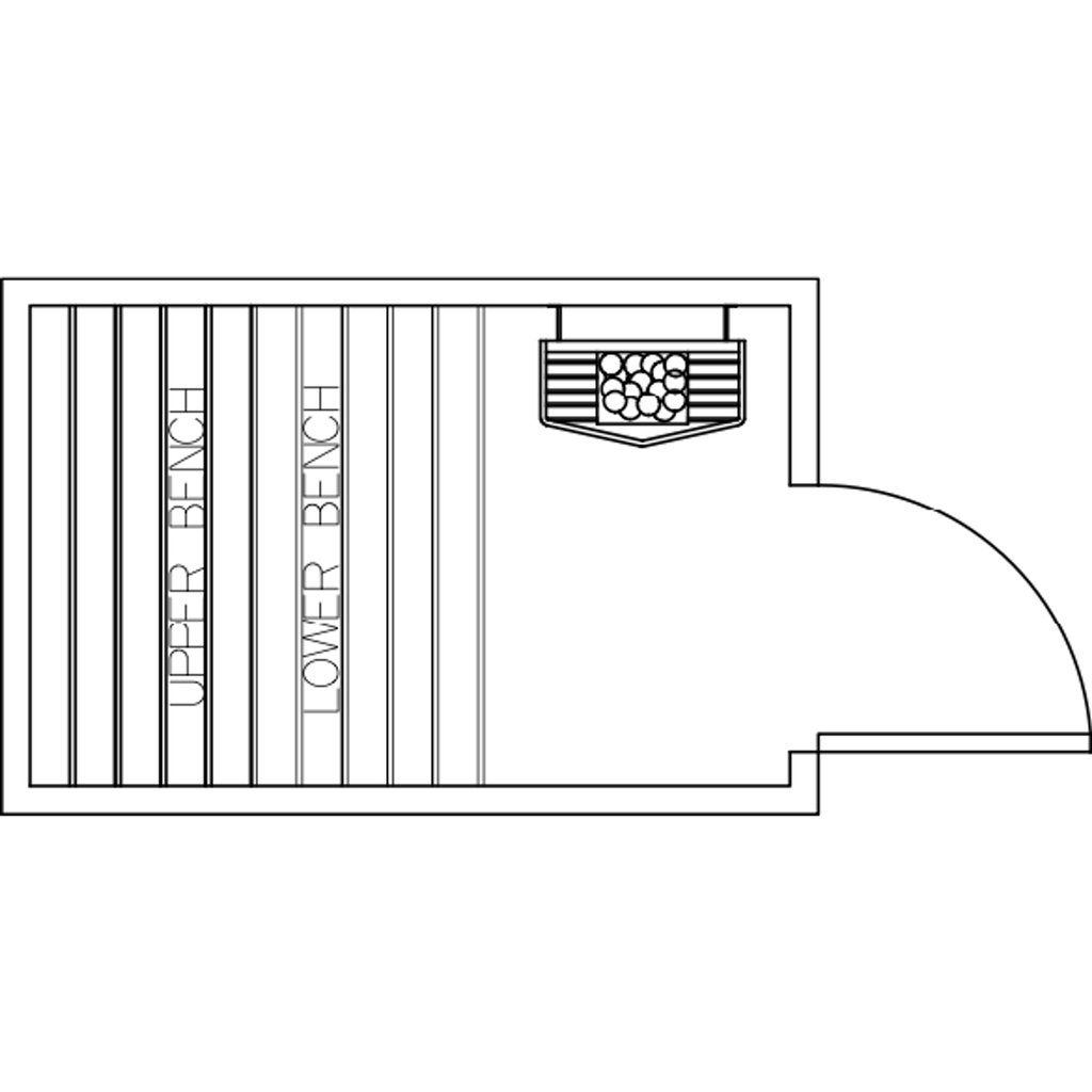 Finnish Sauna Builders 4' x 6' x 7' Pre-Built Outdoor Sauna Kit with Cedar Panelized Roof Option 4 / Without Floor,Option 4 / With Floor Finnish Sauna Builders ScreenShot2022-10-07at10.22.46AM.png