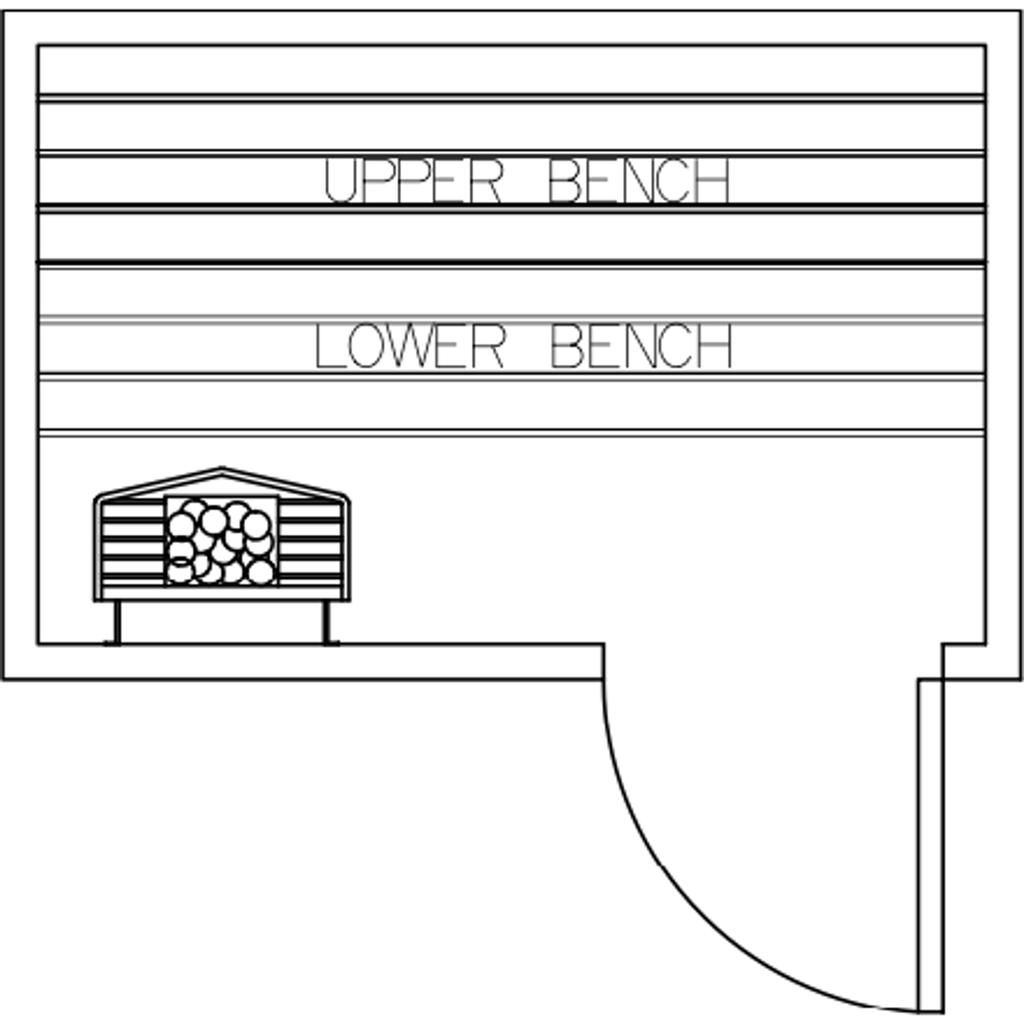 Finnish Sauna Builders 4' x 6' x 7' Pre-Built Outdoor Sauna Kit with Cedar Panelized Roof Option 5 / Without Floor,Option 5 / With Floor Finnish Sauna Builders ScreenShot2022-10-07at10.22.52AM.png