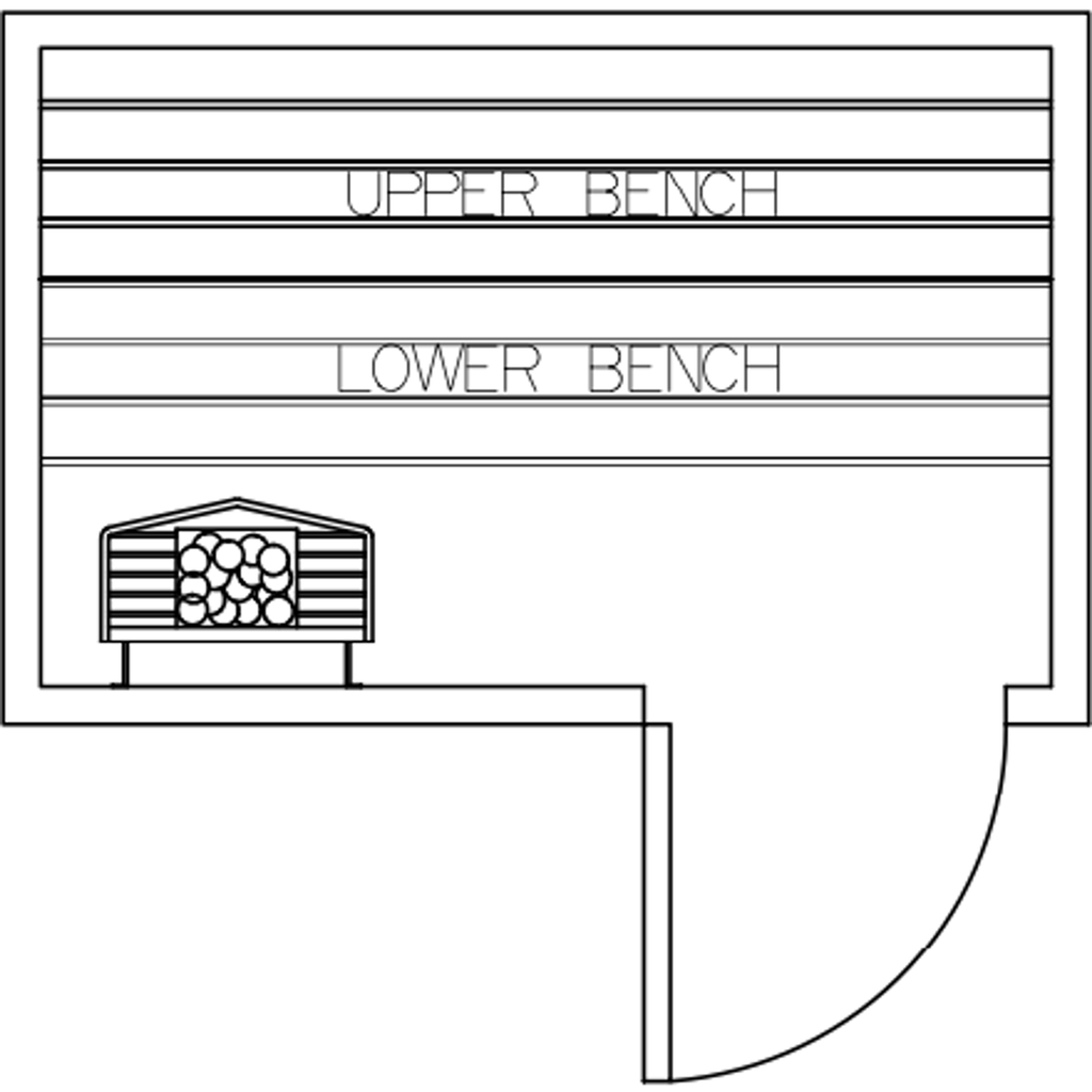 Finnish Sauna Builders 4' x 6' x 7' Pre-Built Outdoor Sauna Kit with Cedar Panelized Roof Option 6 / Without Floor,Option 6 / With Floor Finnish Sauna Builders ScreenShot2022-10-07at10.22.57AM.png