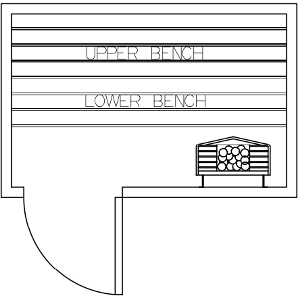 Finnish Sauna Builders 4' x 6' x 7' Pre-Built Outdoor Sauna Kit with Cedar Panelized Roof Option 7 / Without Floor,Option 7 / With Floor Finnish Sauna Builders ScreenShot2022-10-07at10.23.03AM.png