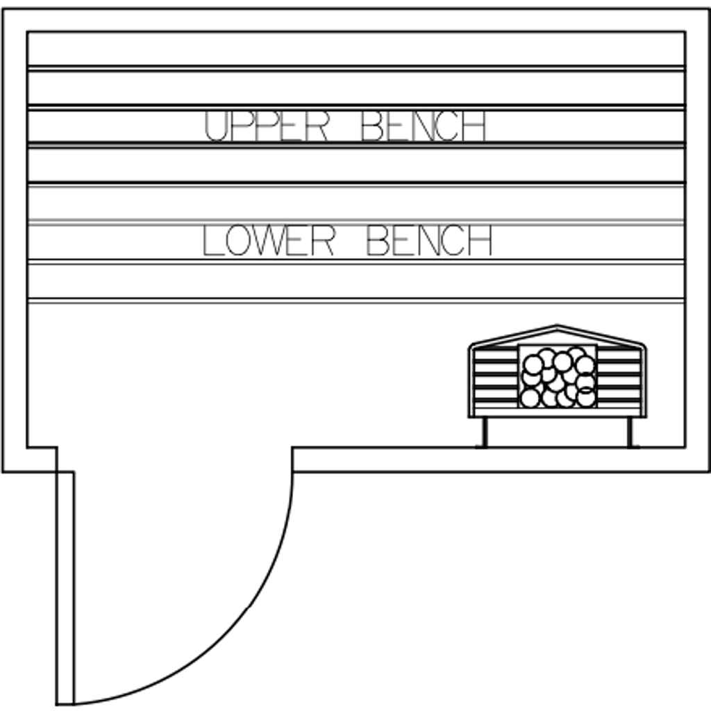 Finnish Sauna Builders 4' x 6' x 7' Pre-Built Outdoor Sauna Kit with Cedar Panelized Roof Option 8 / Without Floor,Option 8 / With Floor Finnish Sauna Builders ScreenShot2022-10-07at10.23.14AM.png