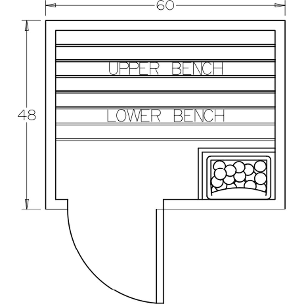 Finnish Sauna Builders 4' x 5' x 7' Pre-Built Outdoor Sauna Kit with A-Frame Cedar Shake Roof Option 3 / Without Floor,Option 3 / With Floor Finnish Sauna Builders ScreenShot2022-10-07at10.33.37AM.png