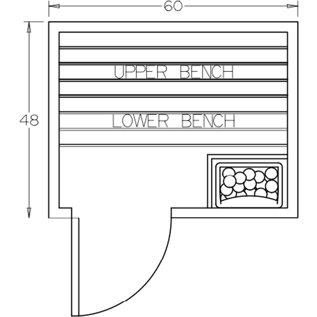 Finnish Sauna Builders 4' x 5' x 7' Pre-Built Outdoor Sauna Kit with A-Frame Cedar Shake Roof Option 4 / Without Floor,Option 4 / With Floor Finnish Sauna Builders ScreenShot2022-10-07at10.33.43AM.png