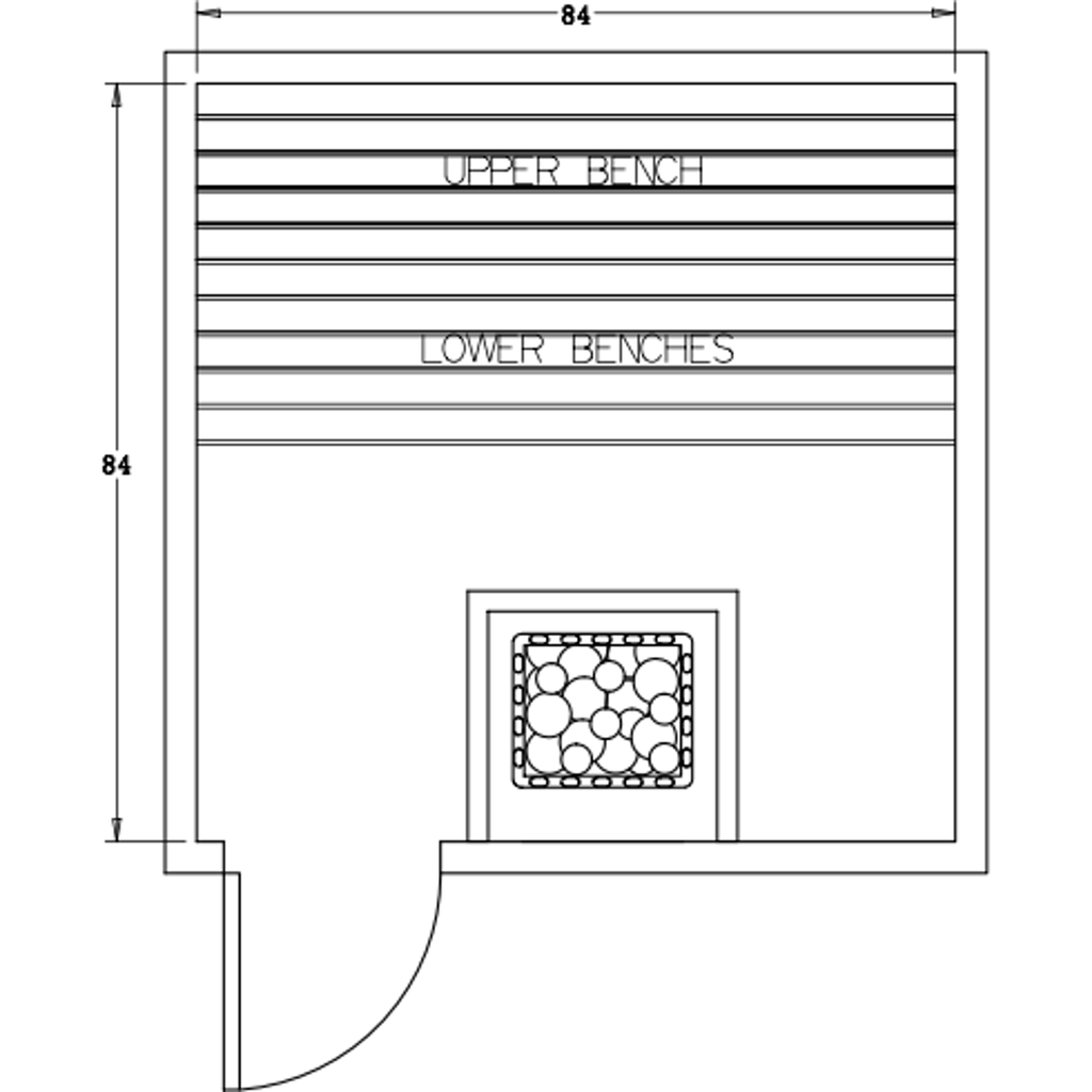 Finnish Sauna Builders 7' x 7' x 7' Pre-Cut Sauna Kit Option 6 / 7 Foot Tall / No Backrest,Option 6 / 7 Foot Tall / Backrest + $300.30,Option 6 / 8 Foot Tall + $397.32 / No Backrest,Option 6 / 8 Foot Tall + $397.32 / Backrest + $300.30 Finnish Sauna Build