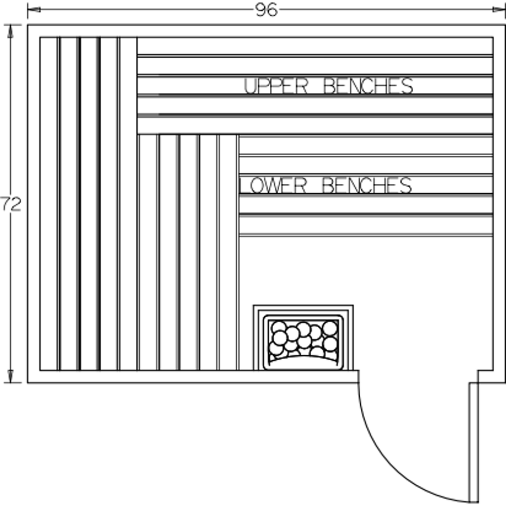 Finnish Sauna Builders 6' x 8' x 7' Pre-Built Outdoor Sauna Kit with A-Frame Cedar Shake Roof Option 1 / Without Floor,Option 1 / With Floor Finnish Sauna Builders ScreenShot2022-10-11at2.30.00PM.png