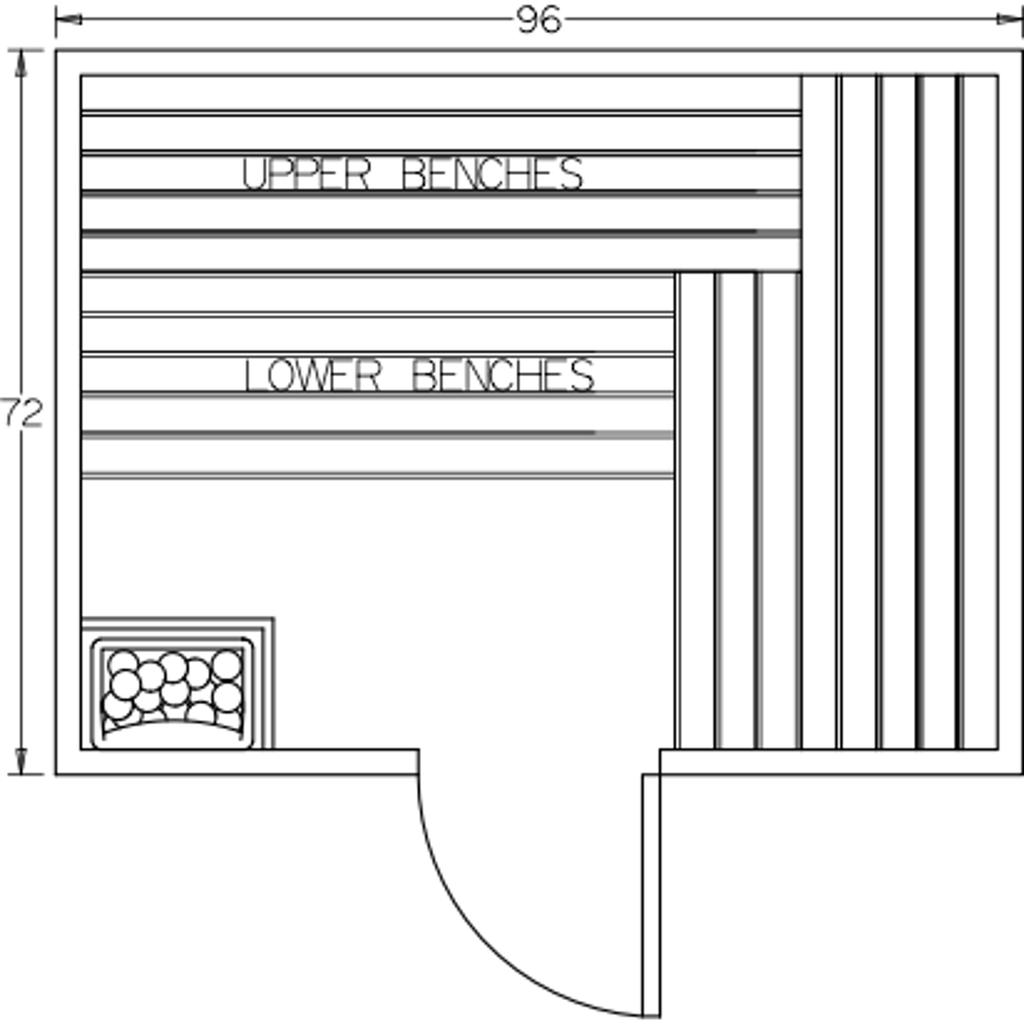 Finnish Sauna Builders 6' x 8' x 7' Pre-Built Outdoor Sauna Kit with A-Frame Cedar Shake Roof Option 3 / Without Floor,Option 3 / With Floor Finnish Sauna Builders ScreenShot2022-10-11at2.30.14PM.png