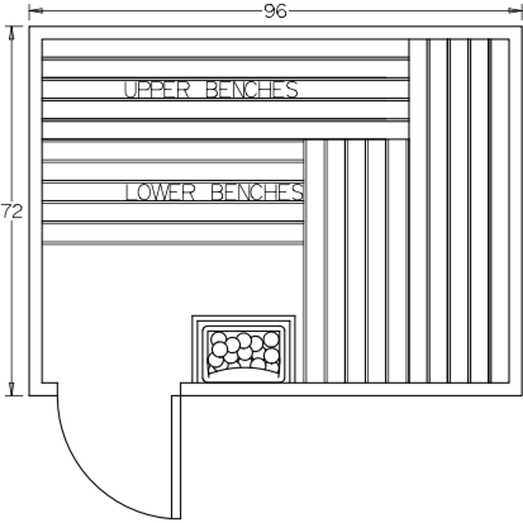 Finnish Sauna Builders 6' x 8' x 7' Pre-Built Outdoor Sauna Kit with A-Frame Cedar Shake Roof Option 5 / Without Floor,Option 5 / With Floor Finnish Sauna Builders ScreenShot2022-10-11at2.30.25PM.png