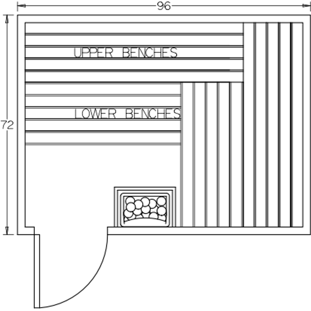 Finnish Sauna Builders 6' x 8' x 7' Pre-Built Outdoor Sauna Kit with A-Frame Cedar Shake Roof Option 6 / Without Floor,Option 6 / With Floor Finnish Sauna Builders ScreenShot2022-10-11at2.30.31PM.png