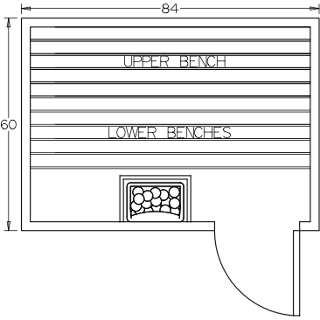 Finnish Sauna Builders 5' x 7' x 7' Pre-Built Outdoor Sauna Kit with A-Frame Cedar Shake Roof Option 5 / Without Floor,Option 5 / With Floor Finnish Sauna Builders ScreenShot2022-10-11at3.24.26PM.png