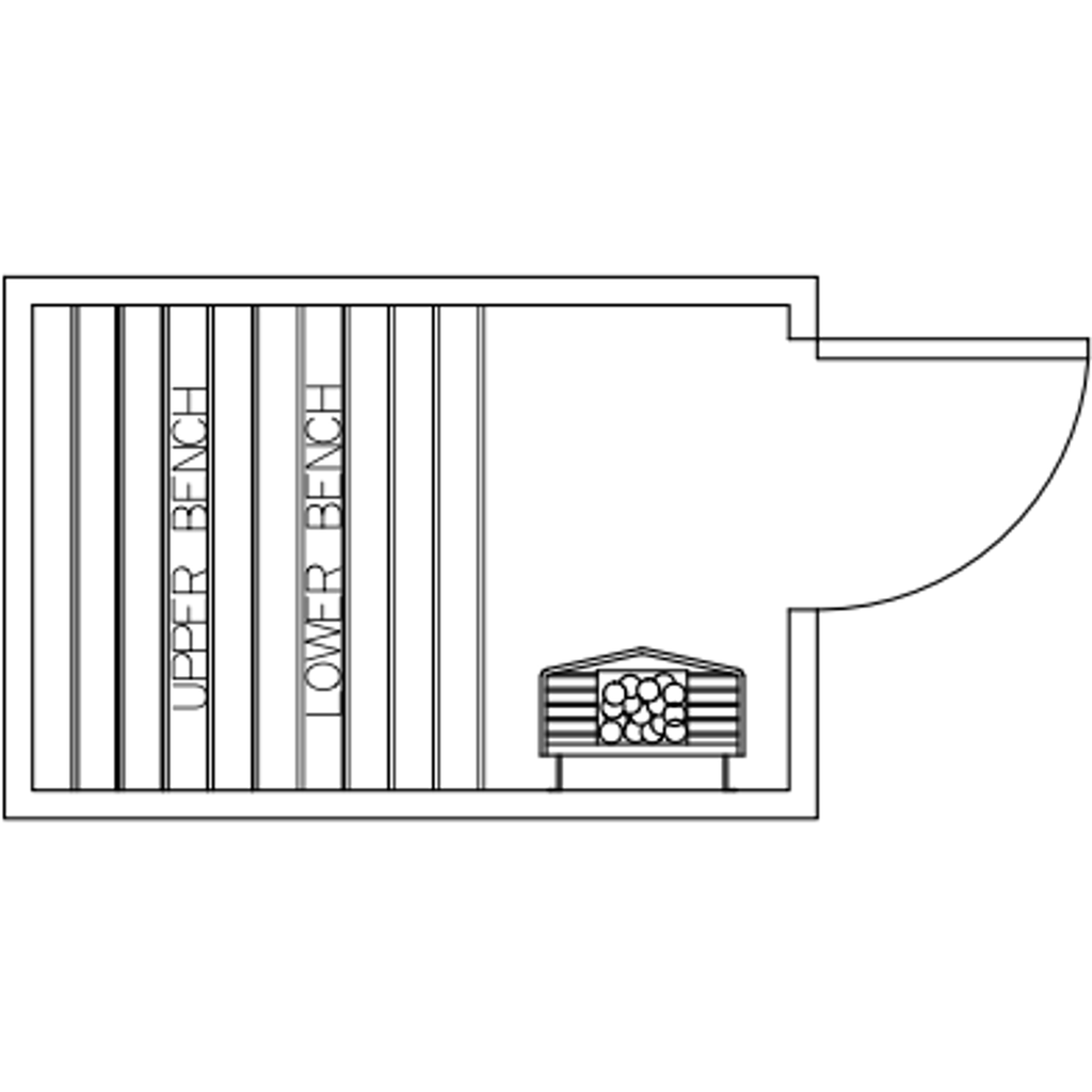 Finnish Sauna Builders 4' x 6' x 7' Pre-Built Outdoor Sauna Kit with A-Frame Cedar Shake Roof Option 1 / Without Floor,Option 1 / With Floor Finnish Sauna Builders ScreenShot2022-10-11at4.00.43PM.png