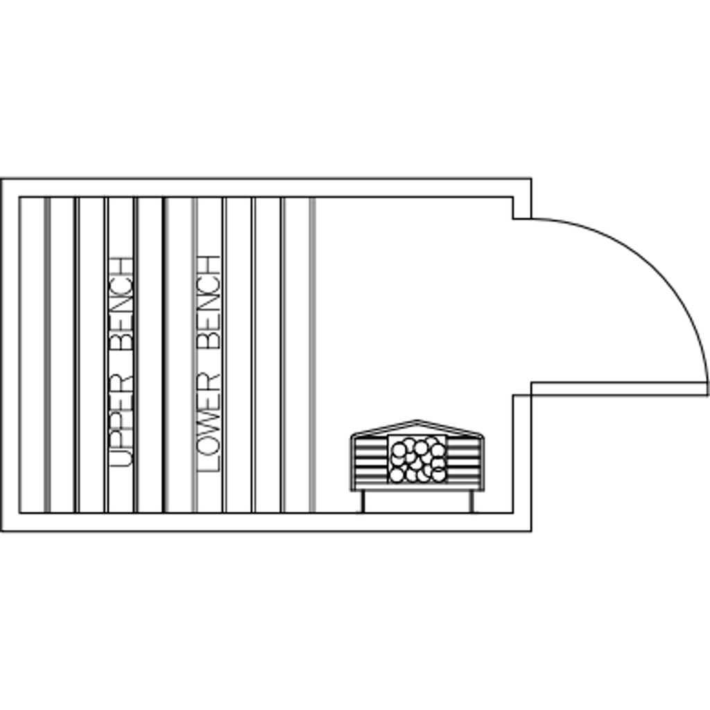 Finnish Sauna Builders 4' x 6' x 7' Pre-Built Outdoor Sauna Kit with A-Frame Cedar Shake Roof Option 2 / Without Floor,Option 2 / With Floor Finnish Sauna Builders ScreenShot2022-10-11at4.00.47PM.png