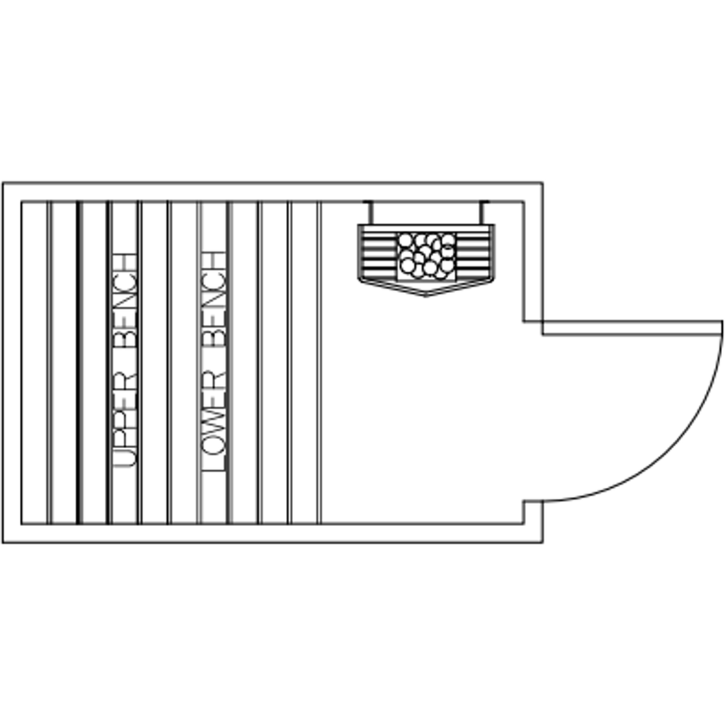 Finnish Sauna Builders 4' x 6' x 7' Pre-Built Outdoor Sauna Kit with A-Frame Cedar Shake Roof Option 3 / Without Floor,Option 3 / With Floor Finnish Sauna Builders ScreenShot2022-10-11at4.00.53PM.png