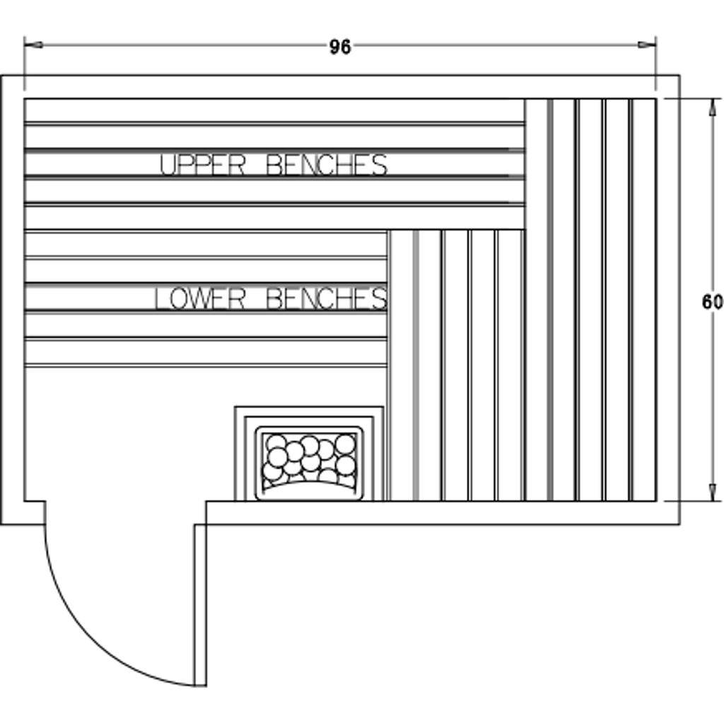 Finnish Sauna Builders 5' x 8' x 7' Pre-Cut Sauna Kit Option 5 / 7 Foot Tall / No Backrest,Option 5 / 7 Foot Tall / Backrest - $343.20,Option 5 / 8 Foot Tall + $368.94 / No Backrest,Option 5 / 8 Foot Tall + $368.94 / Backrest - $343.20 Finnish Sauna Build