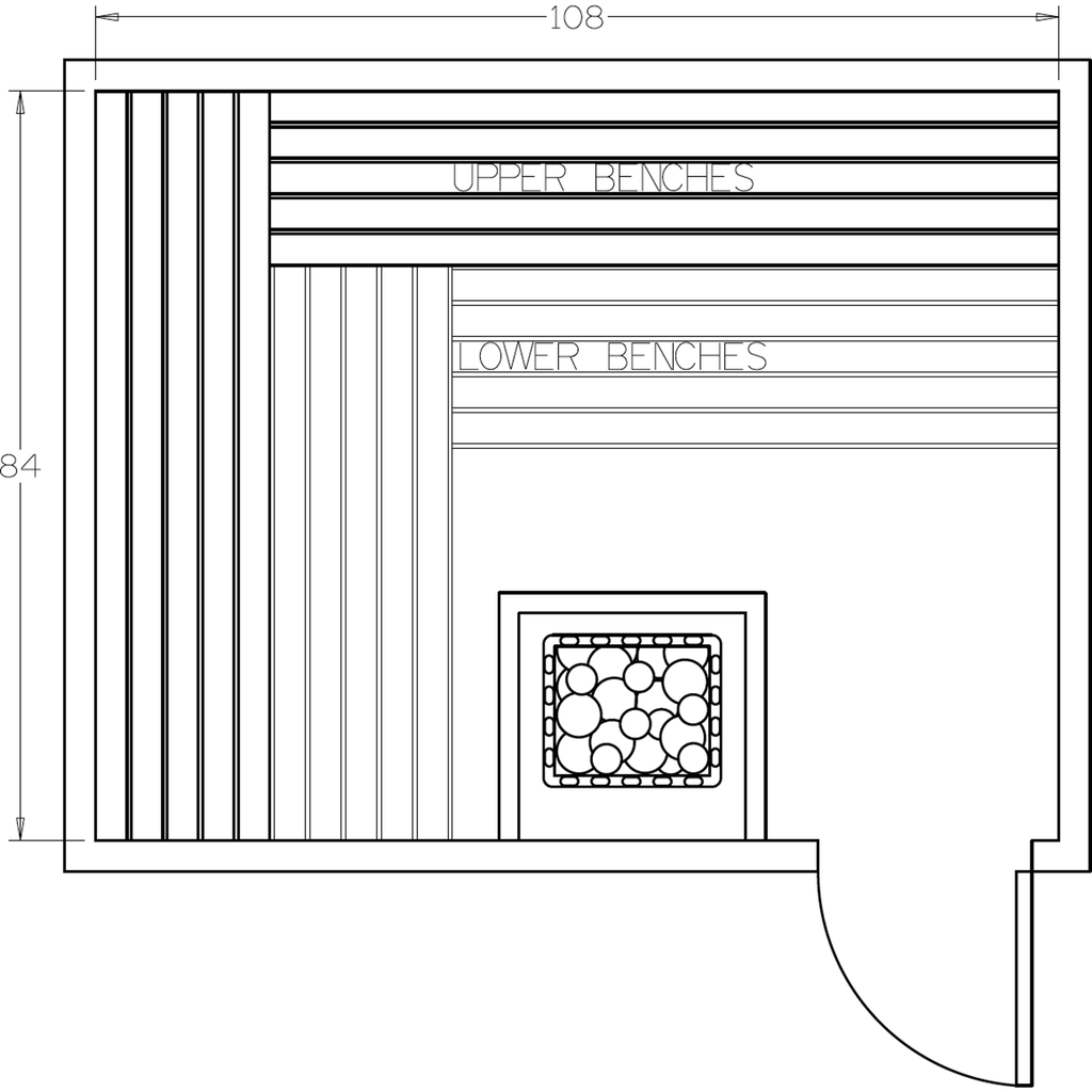 Finnish Sauna Builders 7' x 9' x 7' Pre-Cut Sauna Kit Option 1 / 7 Foot Tall / No Backrest,Option 1 / 7 Foot Tall / Backrest + $386.10,Option 1 / 8 Foot Tall + $454.08 / No Backrest,Option 1 / 8 Foot Tall + $454.08 / Backrest + $386.10 Finnish Sauna Build