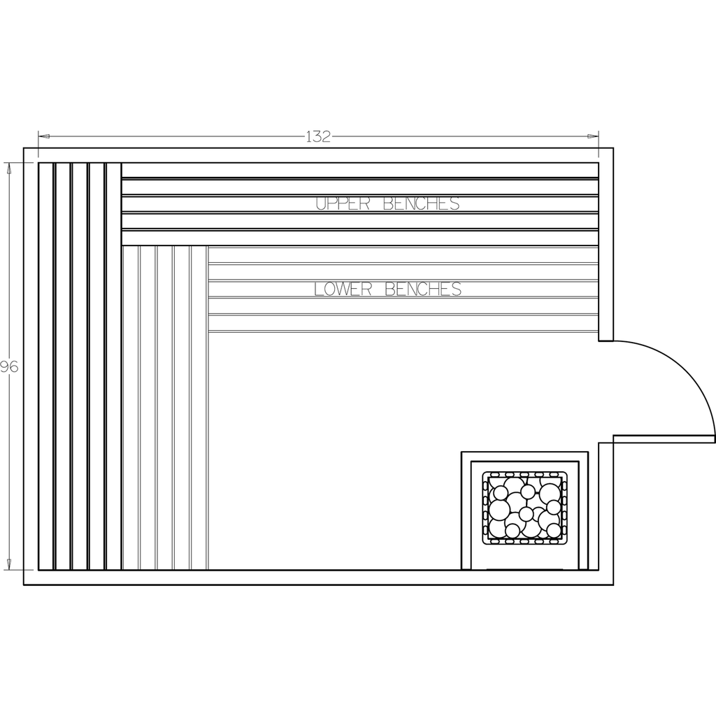 Finnish Sauna Builders 8' x 11' x 7' Pre-Cut Sauna Kit Option 4 / 7 Foot Tall / No Backrest,Option 4 / 7 Foot Tall / Backrest + $471.90,Option 4 / 8 Foot Tall + $539.22 / No Backrest,Option 4 / 8 Foot Tall + $539.22 / Backrest + $471.90 Finnish Sauna Buil