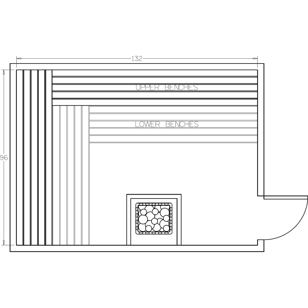 Finnish Sauna Builders 8' x 11' x 7' Pre-Cut Sauna Kit Option 5 / 7 Foot Tall / No Backrest,Option 5 / 7 Foot Tall / Backrest + $471.90,Option 5 / 8 Foot Tall + $539.22 / No Backrest,Option 5 / 8 Foot Tall + $539.22 / Backrest + $471.90 Finnish Sauna Buil