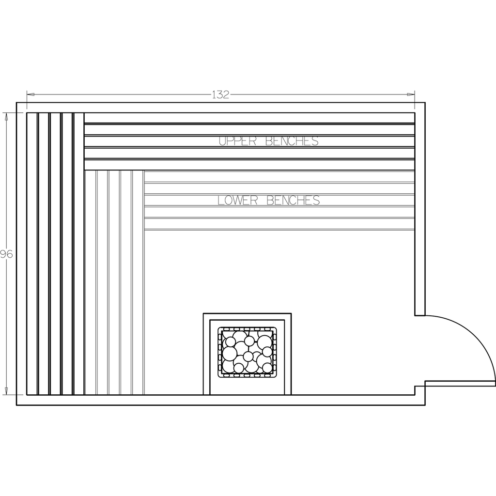 Finnish Sauna Builders 8' x 11' x 7' Pre-Cut Sauna Kit Option 6 / 7 Foot Tall / No Backrest,Option 6 / 7 Foot Tall / Backrest + $471.90,Option 6 / 8 Foot Tall + $539.22 / No Backrest,Option 6 / 8 Foot Tall + $539.22 / Backrest + $471.90 Finnish Sauna Buil