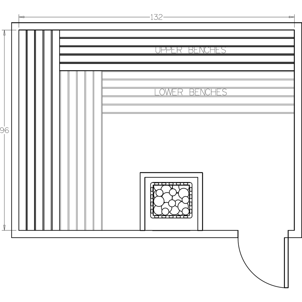 Finnish Sauna Builders 8' x 11' x 7' Pre-Cut Sauna Kit Option 7 / 7 Foot Tall / No Backrest,Option 7 / 7 Foot Tall / Backrest + $471.90,Option 7 / 8 Foot Tall + $539.22 / No Backrest,Option 7 / 8 Foot Tall + $539.22 / Backrest + $471.90 Finnish Sauna Buil