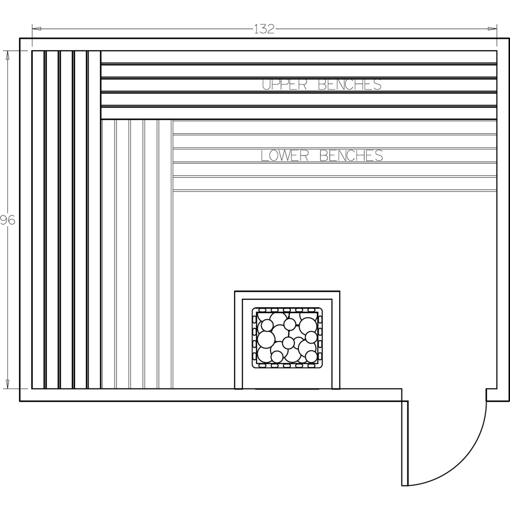 Finnish Sauna Builders 8' x 11' x 7' Pre-Cut Sauna Kit Option 8 / 7 Foot Tall / No Backrest,Option 8 / 7 Foot Tall / Backrest + $471.90,Option 8 / 8 Foot Tall + $539.22 / No Backrest,Option 8 / 8 Foot Tall + $539.22 / Backrest + $471.90 Finnish Sauna Buil