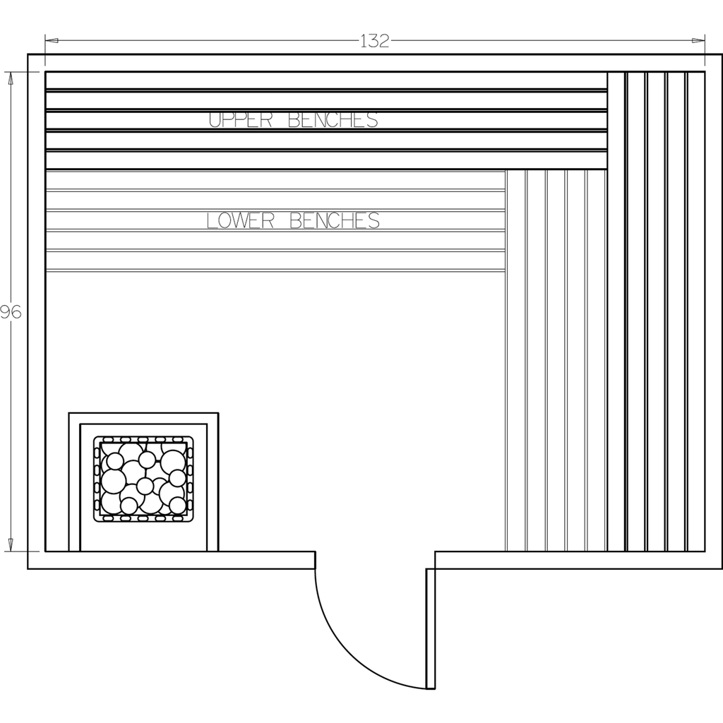 Finnish Sauna Builders 8' x 11' x 7' Pre-Cut Sauna Kit Option 9 / 7 Foot Tall / No Backrest,Option 9 / 7 Foot Tall / Backrest + $471.90,Option 9 / 8 Foot Tall + $539.22 / No Backrest,Option 9 / 8 Foot Tall + $539.22 / Backrest + $471.90 Finnish Sauna Buil