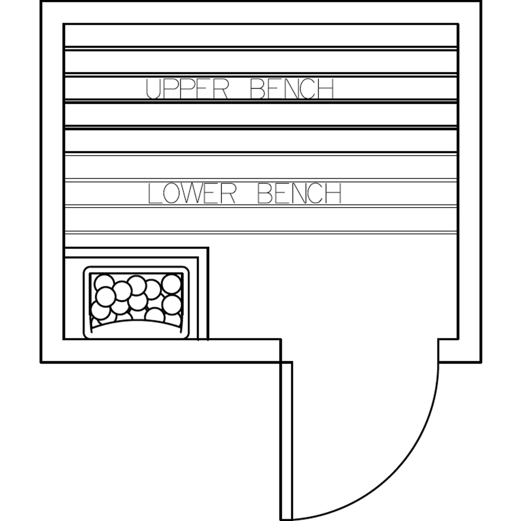 Finnish Sauna Builders 4' x 5' x 7' Pre-Cut Sauna Kit Option 2 / 7 Foot Tall / No Backrest,Option 2 / 7 Foot Tall / Backrest + $214.50,Option 2 / 8 Foot Tall + $255.42 / No Backrest,Option 2 / 8 Foot Tall + $255.42 / Backrest + $214.50 Finnish Sauna Build