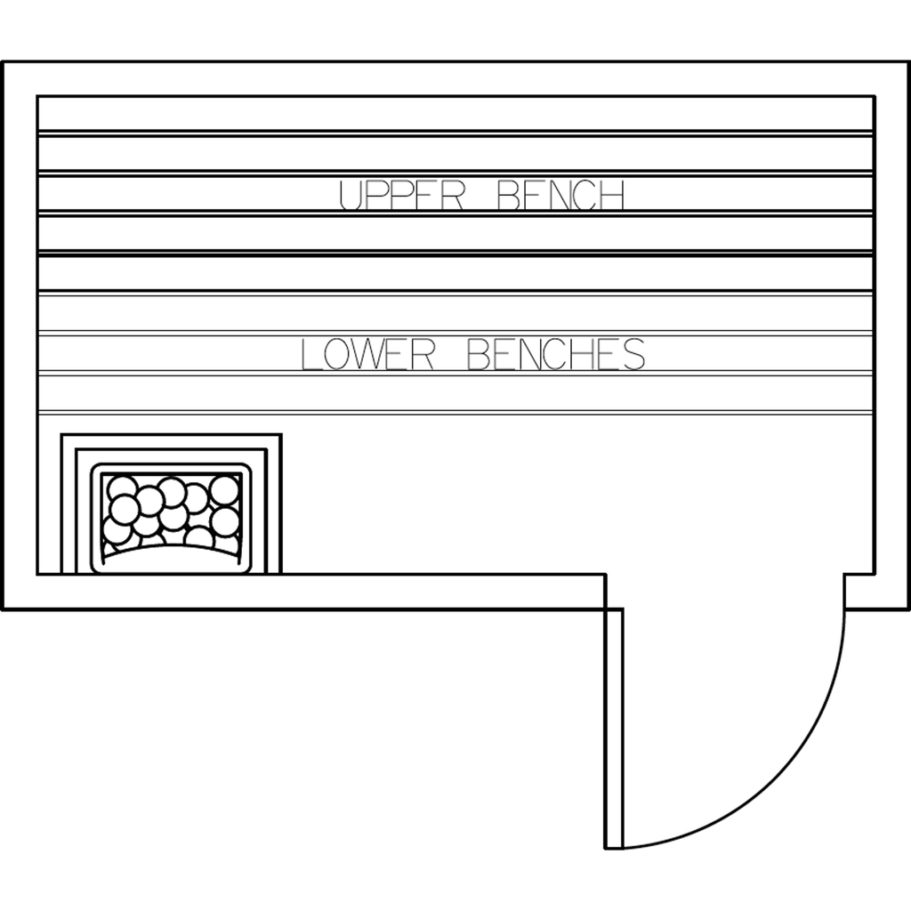 Finnish Sauna Builders 4' x 7' x 7' Pre-Cut Sauna Kit Option 2 / 7 Foot Tall / No Backrest,Option 2 / 7 Foot Tall / Backrest - $300.30,Option 2 / 8 Foot Tall - $312.18 / No Backrest,Option 2 / 8 Foot Tall - $312.18 / Backrest - $300.30 Finnish Sauna Build