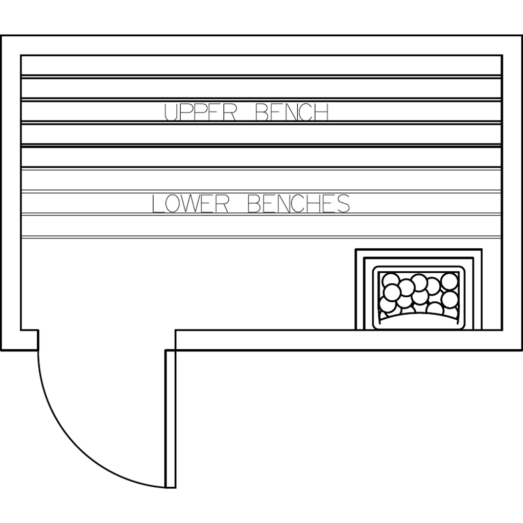 Finnish Sauna Builders 4' x 7' x 7' Pre-Cut Sauna Kit Option 5 / 7 Foot Tall / No Backrest,Option 5 / 7 Foot Tall / Backrest - $300.30,Option 5 / 8 Foot Tall - $312.18 / No Backrest,Option 5 / 8 Foot Tall - $312.18 / Backrest - $300.30 Finnish Sauna Build