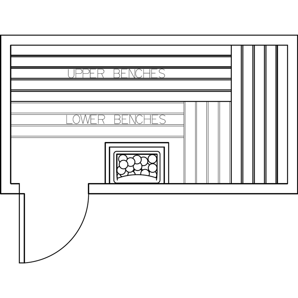 Finnish Sauna Builders 4' x 8' x 7' Pre-Cut Sauna Kit Option 6 / 7 Foot Tall / No Backrest,Option 6 / 7 Foot Tall / Backrest - $343.20,Option 6 / 8 Foot Tall + $340.56 / No Backrest,Option 6 / 8 Foot Tall + $340.56 / Backrest - $343.20 Finnish Sauna Build