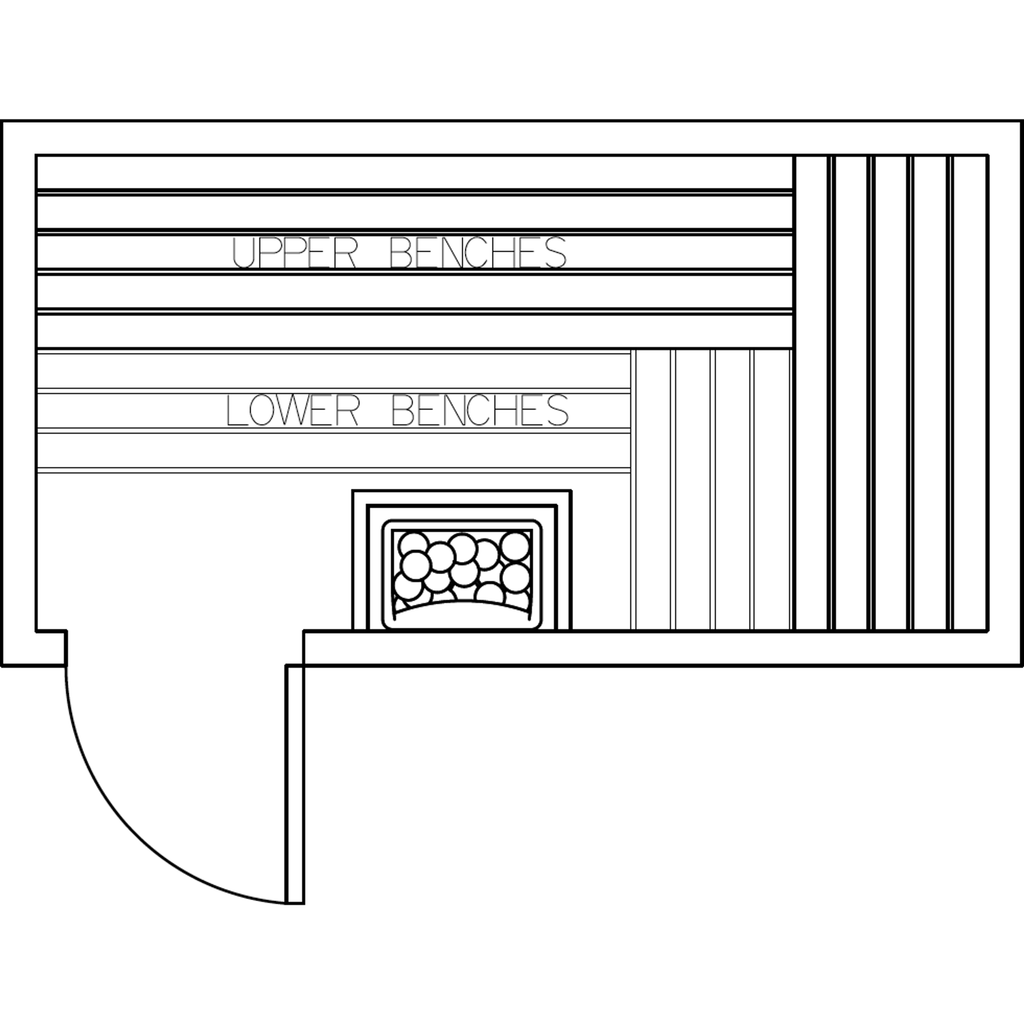 Finnish Sauna Builders 4' x 8' x 7' Pre-Cut Sauna Kit Option 5 / 7 Foot Tall / No Backrest,Option 5 / 7 Foot Tall / Backrest - $343.20,Option 5 / 8 Foot Tall + $340.56 / No Backrest,Option 5 / 8 Foot Tall + $340.56 / Backrest - $343.20 Finnish Sauna Build