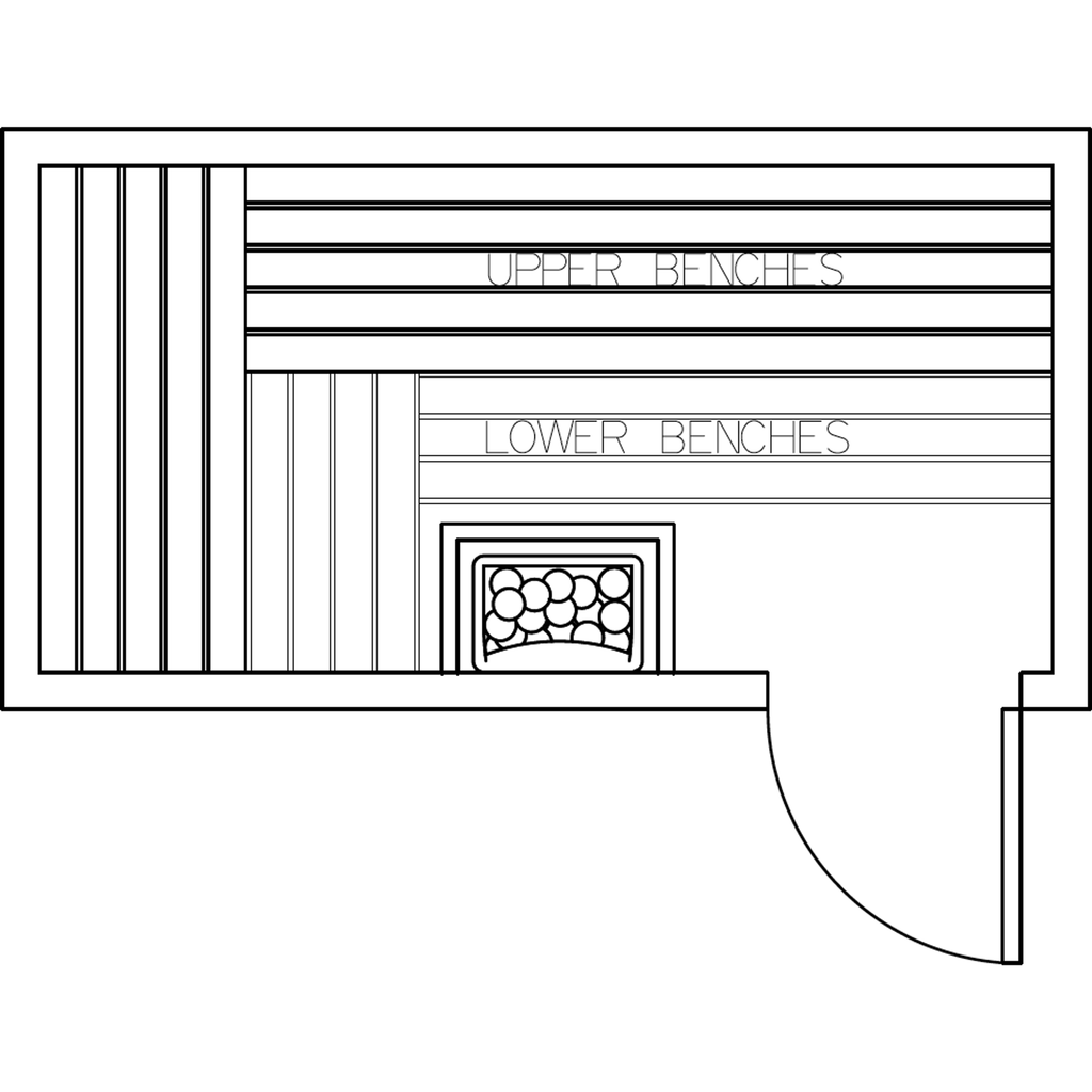 Finnish Sauna Builders 4' x 8' x 7' Pre-Cut Sauna Kit Option 1 / 7 Foot Tall / No Backrest,Option 1 / 7 Foot Tall / Backrest - $343.20,Option 1 / 8 Foot Tall + $340.56 / No Backrest,Option 1 / 8 Foot Tall + $340.56 / Backrest - $343.20 Finnish Sauna Build