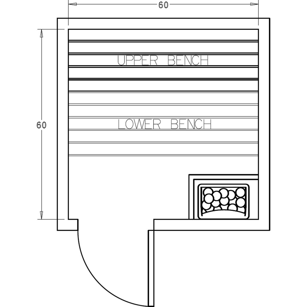 Finnish Sauna Builders 5' x 5' x 7' Pre-Cut Sauna Kit Option 3 / 7 Foot Tall / No Backrest,Option 3 / 7 Foot Tall / Backrest - $214.50,Option 3 / 8 Foot Tall - $283.80 / No Backrest,Option 3 / 8 Foot Tall - $283.80 / Backrest - $214.50 Finnish Sauna Build