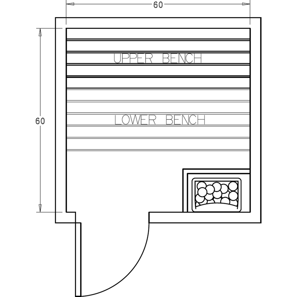 Finnish Sauna Builders 5' x 5' x 7' Pre-Cut Sauna Kit Option 4 / 7 Foot Tall / No Backrest,Option 4 / 7 Foot Tall / Backrest - $214.50,Option 4 / 8 Foot Tall - $283.80 / No Backrest,Option 4 / 8 Foot Tall - $283.80 / Backrest - $214.50 Finnish Sauna Build