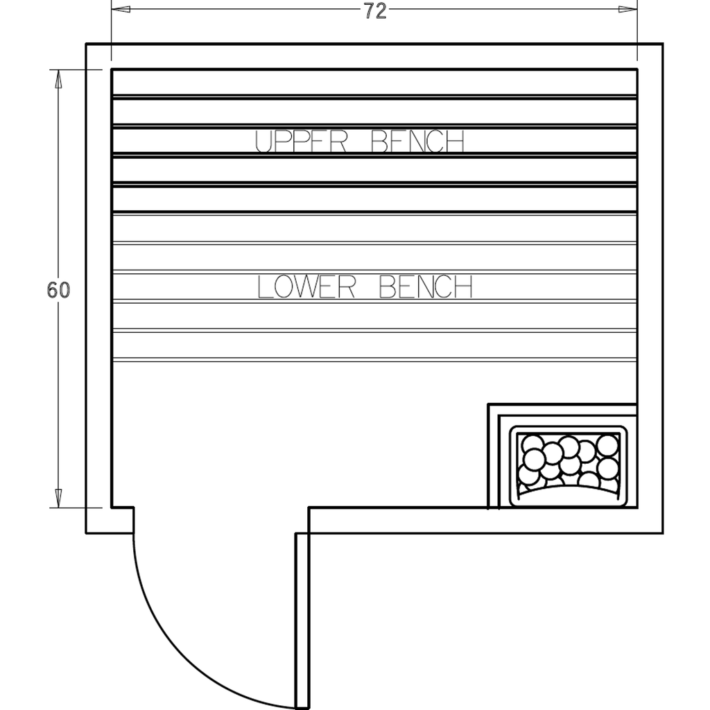 Finnish Sauna Builders 5' x 6' x 7' Pre-Cut Sauna Kit Option 7 / 7 Foot Tall / No Backrest,Option 7 / 7 Foot Tall / Backrest - $257.40,Option 7 / 8 Foot Tall - $312.18 / No Backrest,Option 7 / 8 Foot Tall - $312.18 / Backrest - $257.40 Finnish Sauna Build