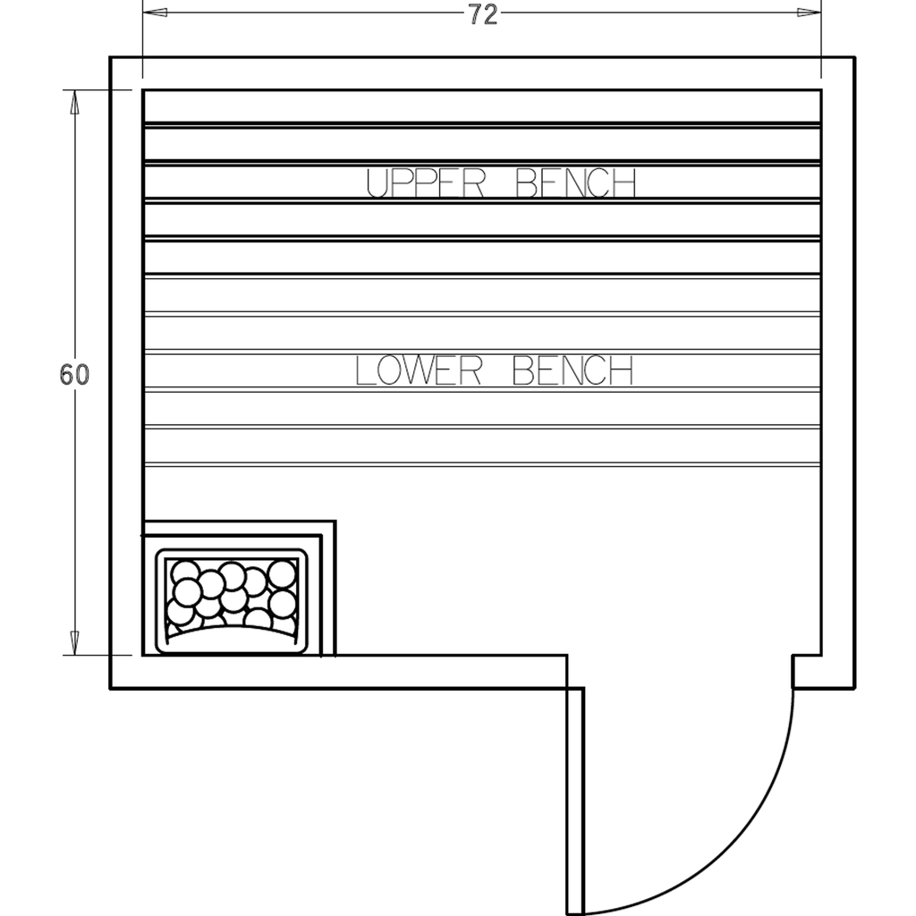 Finnish Sauna Builders 5' x 6' x 7' Pre-Cut Sauna Kit Option 6 / 7 Foot Tall / No Backrest,Option 6 / 7 Foot Tall / Backrest - $257.40,Option 6 / 8 Foot Tall - $312.18 / No Backrest,Option 6 / 8 Foot Tall - $312.18 / Backrest - $257.40 Finnish Sauna Build