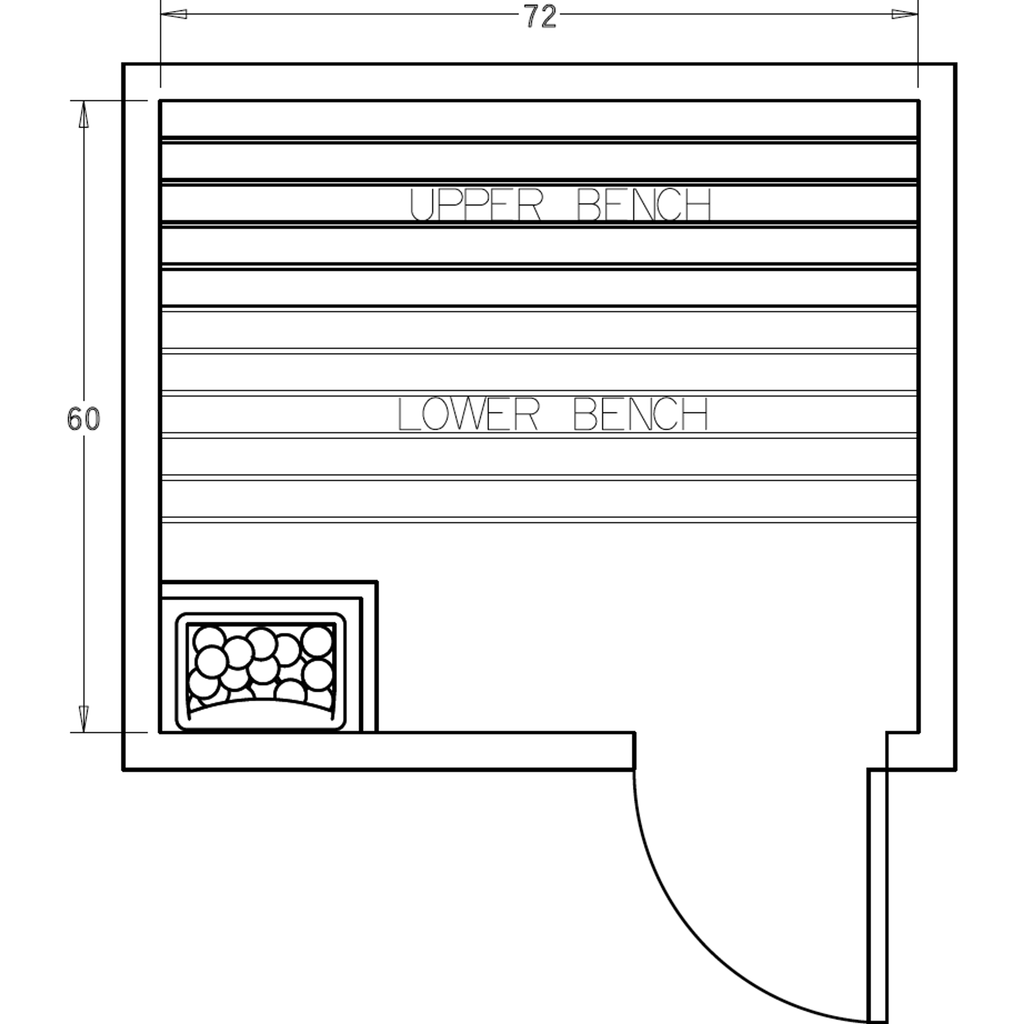 Finnish Sauna Builders 5' x 6' x 7' Pre-Cut Sauna Kit Option 5 / 7 Foot Tall / No Backrest,Option 5 / 7 Foot Tall / Backrest - $257.40,Option 5 / 8 Foot Tall - $312.18 / No Backrest,Option 5 / 8 Foot Tall - $312.18 / Backrest - $257.40 Finnish Sauna Build