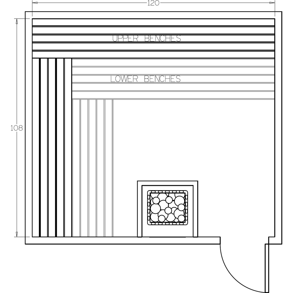 Finnish Sauna Builders 9' x 10' x 7' Pre-Cut Sauna Kit Option 1 / 7 Foot Tall / No Backrest,Option 1 / 7 Foot Tall / Backrest + $429.00,Option 1 / 8 Foot Tall + $539.22 / No Backrest,Option 1 / 8 Foot Tall + $539.22 / Backrest + $429.00 Finnish Sauna Buil