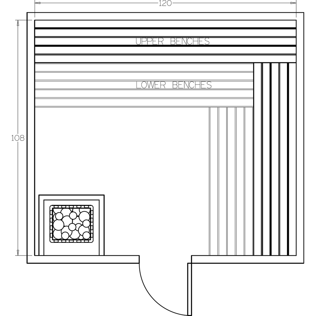 Finnish Sauna Builders 9' x 10' x 7' Pre-Cut Sauna Kit Option 3 / 7 Foot Tall / No Backrest,Option 3 / 7 Foot Tall / Backrest + $429.00,Option 3 / 8 Foot Tall + $539.22 / No Backrest,Option 3 / 8 Foot Tall + $539.22 / Backrest + $429.00 Finnish Sauna Buil