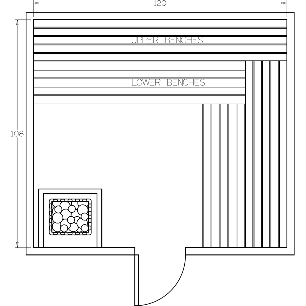 Finnish Sauna Builders 9' x 10' x 7' Pre-Cut Sauna Kit Option 4 / 7 Foot Tall / No Backrest,Option 4 / 7 Foot Tall / Backrest + $429.00,Option 4 / 8 Foot Tall + $539.22 / No Backrest,Option 4 / 8 Foot Tall + $539.22 / Backrest + $429.00 Finnish Sauna Buil