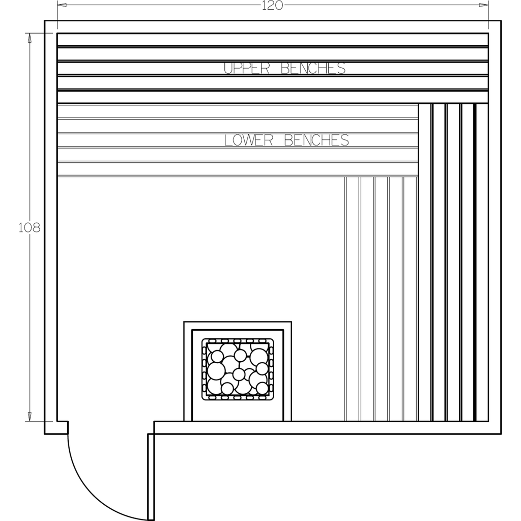 Finnish Sauna Builders 9' x 10' x 7' Pre-Cut Sauna Kit Option 5 / 7 Foot Tall / No Backrest,Option 5 / 7 Foot Tall / Backrest + $429.00,Option 5 / 8 Foot Tall + $539.22 / No Backrest,Option 5 / 8 Foot Tall + $539.22 / Backrest + $429.00 Finnish Sauna Buil